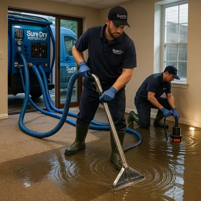 Water Extraction and Removal process in Monessen, PA